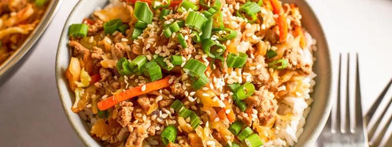 Egg roll bowl