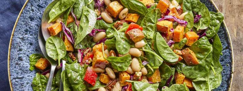 spinach sweet potatoes beans cabbage bell peppers