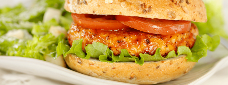 bbq chicken burger
