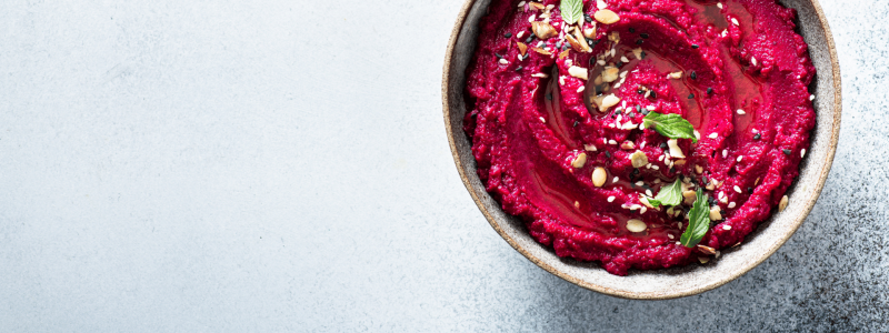 Beet hummus