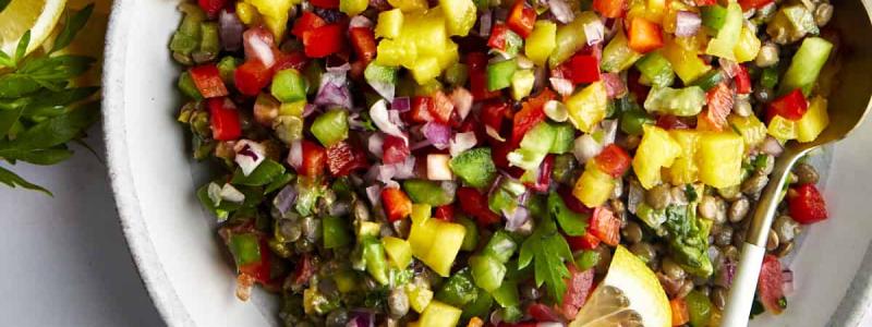 Lentil and Mango Salad
