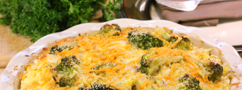 cheese and broccoli
