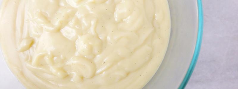 low fat milk sugar egg yolks cornstarch vanilla extract