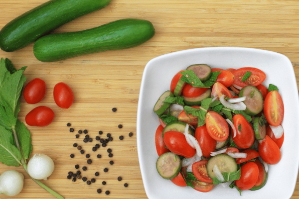 Cucumber Tomato SAlad