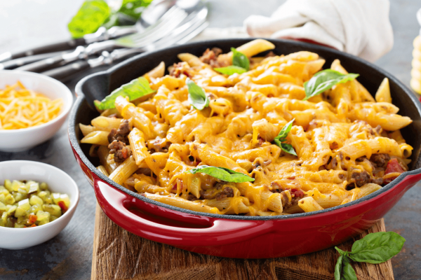 cheesy ground pork