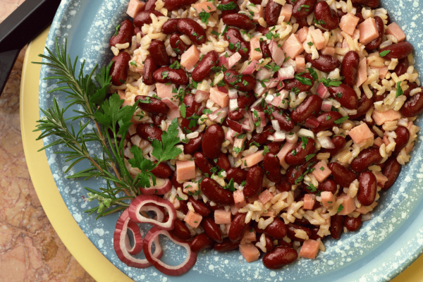 kidney bean and rice stew