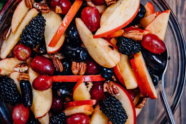 Autumn fruit salad