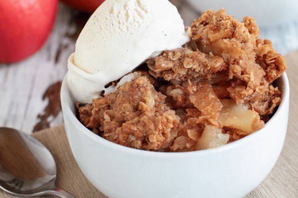 Lighter Apple Crisp