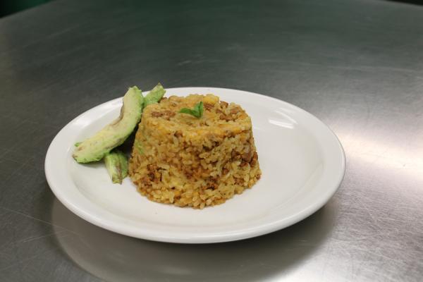 ARroz con chorizo y garbanzos