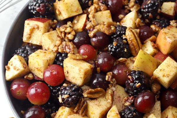 grapes blackberries walnuts cinnamon lemon orange