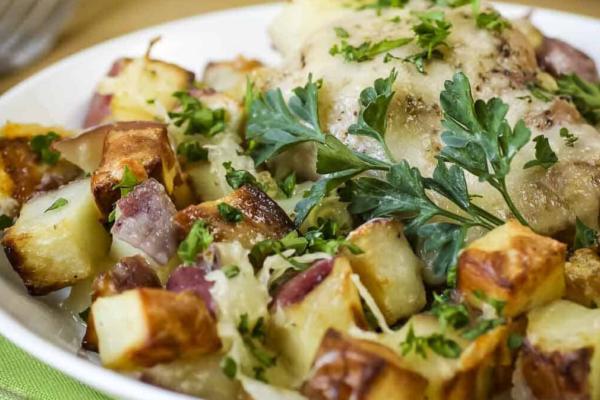 potato chicken bake