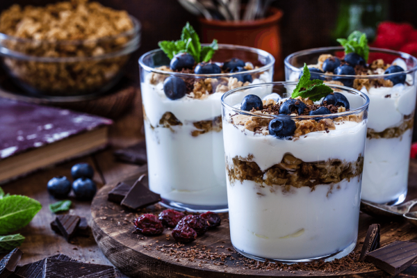 Chocolate Berry Breakfast Parfait