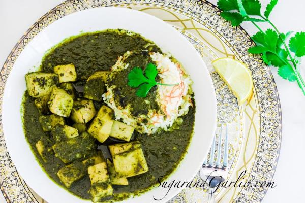 Cilantro and chard stew