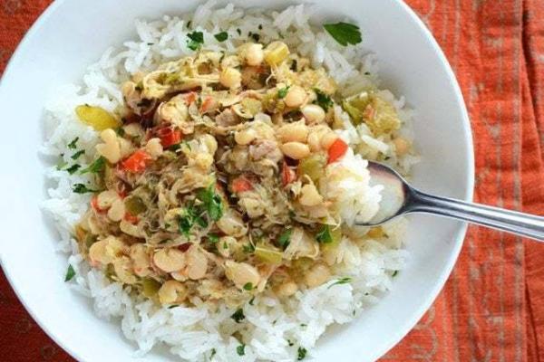 navy beans garlic onion celery bell pepper