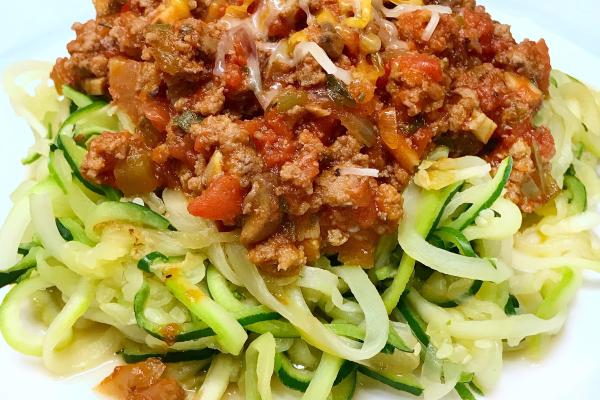 zucchini basil crushed tomatoes garlic mushroom