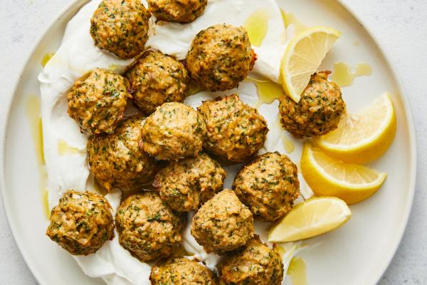 ground chicken mint parsley cilantro garlic