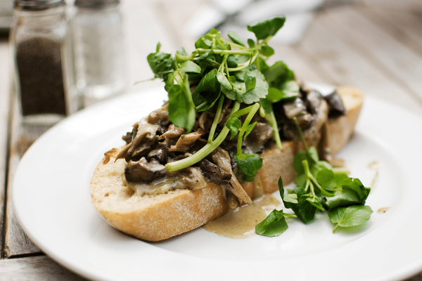 mushroom toast