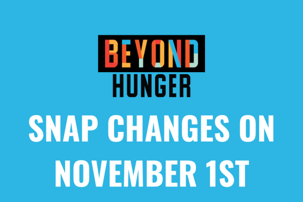 SNAP changes on November 1st