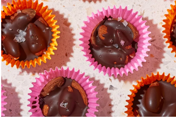 Dark Chocolate Almond Clusters