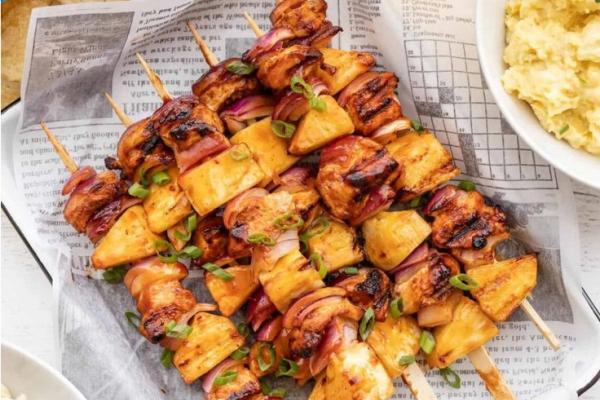 Pineapple Chicken Kebabs