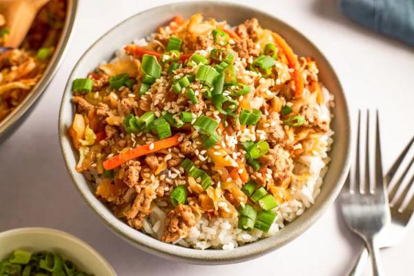 Egg roll bowl