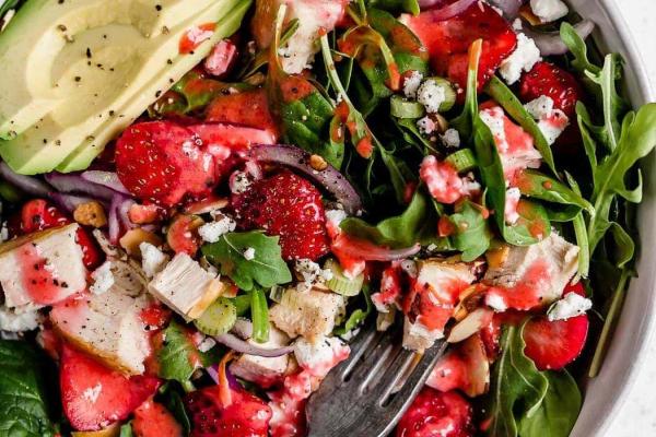 strawberry chicken salad