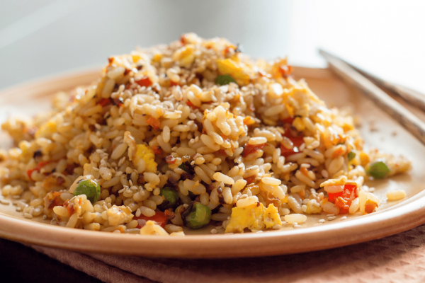 veggie fried brown rice