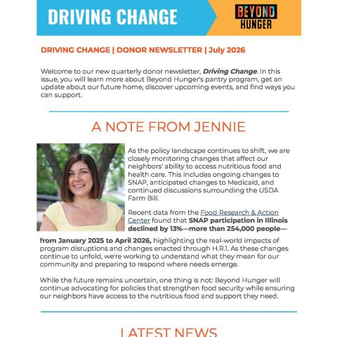 July 2026 newsletter