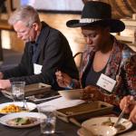 Judges taste the dishes