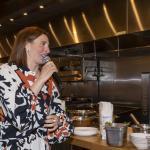 Emcee in kitchen