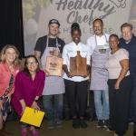 Chefs and judges on stage