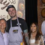Chef and attendees
